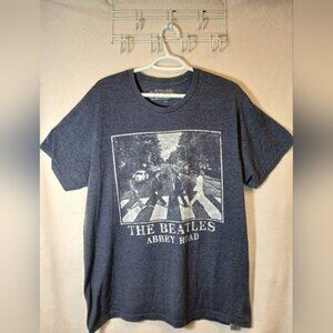 OLD NAVY Collectabilitees Beatles ABBY ROAD XL SHORT SLEEVE T-SHIRT Gray